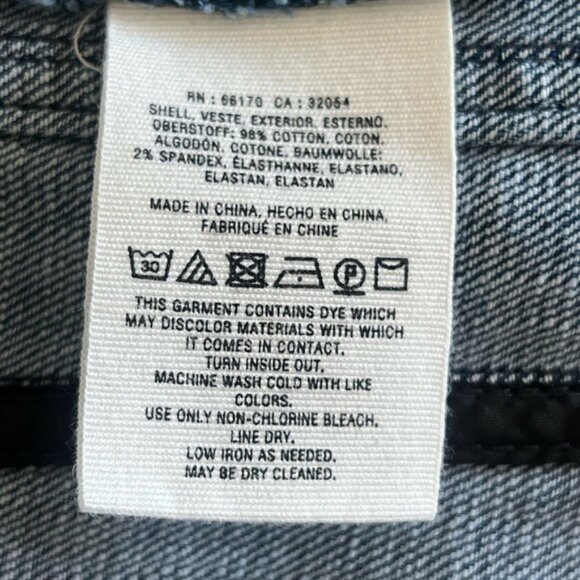 Maeve Denim Corset Top With Bow Detail Adjustable Straps Scoop Neck Womens US 12 - Picture 6 of 9